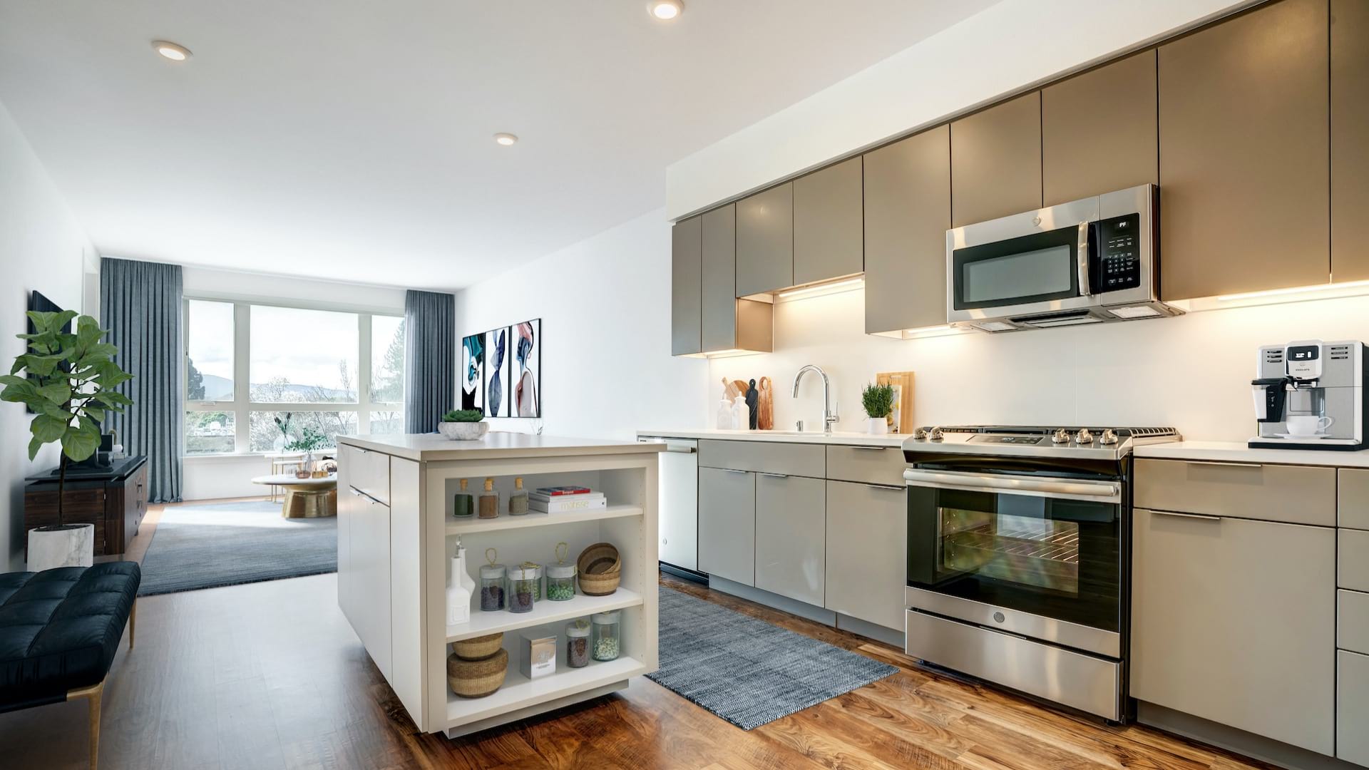 Kitchen with Natural Light