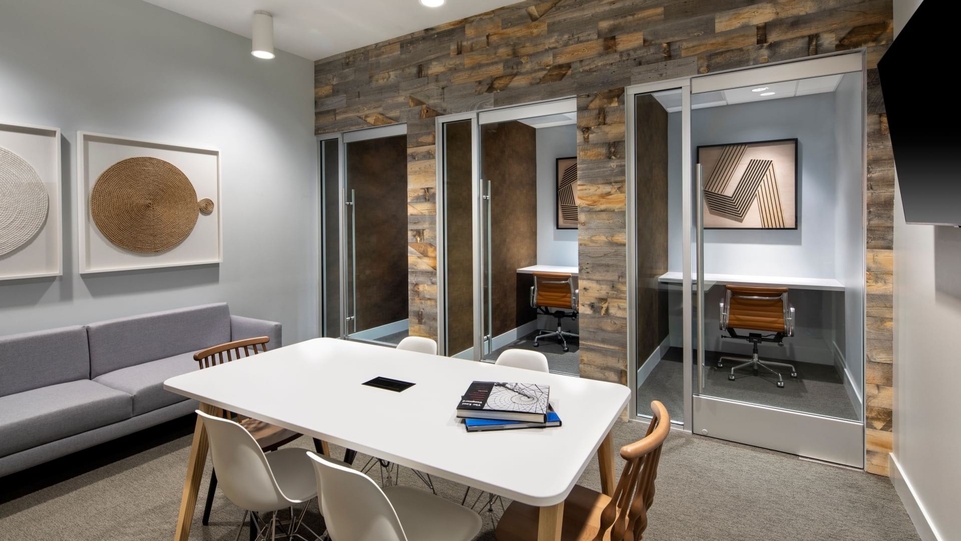 Community Lounge with Co-working Spaces