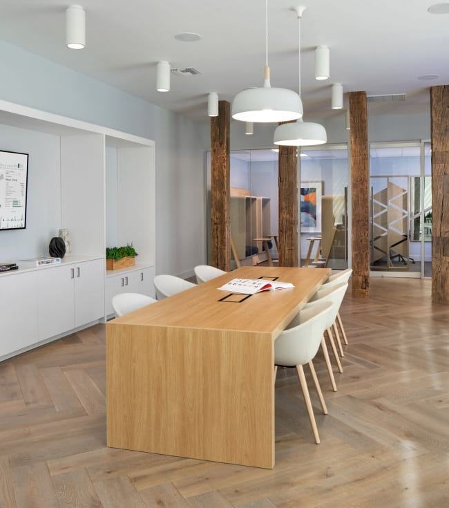 Community Lounge with Co-working Spaces