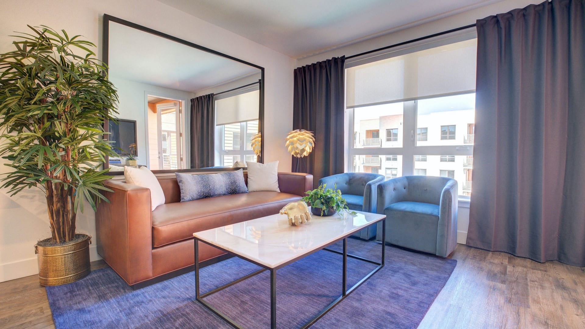 Living Room with Large Windows